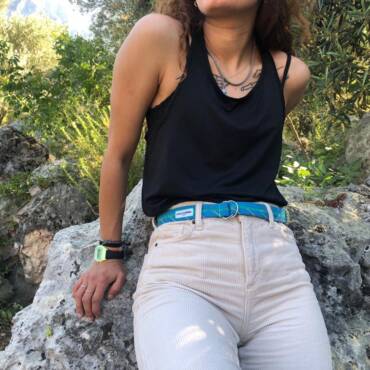 upcycled clImbIng rope belt